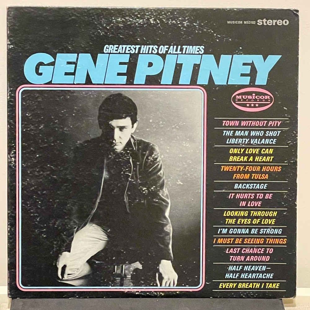 Gene Pitney’s Greatest Hits Of All Times vintage vinyl album (1968)